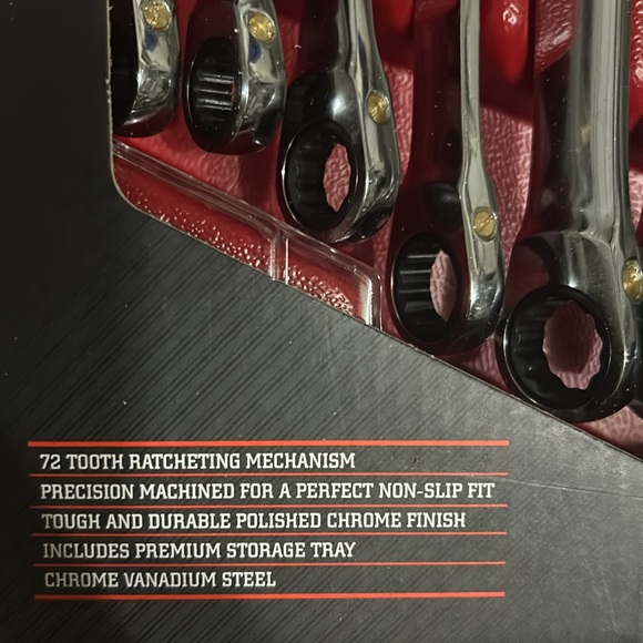 ICON PROFESSIONAL DOUBLE BOX RATCHETING WRENCH SET - Picture 8 of 12